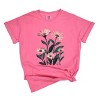 Simply Sage Market Pink Daisies Watercolor Garment Dyed Tee - 2 of 4