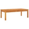 vidaXL Garden Coffee Table Natural acacia wood Solid acacia wood Medium - 2 of 4