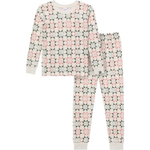 Modern Moments by Gerber Baby and Toddler Girls' 2-Piece Snug Fitting Footless Pajama Set - 1 of 4