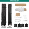 12x12 Pop Up Canopy Tent with Mosquito Netting, Easy One-Push Setup for Backyard, Includes Sandbags, Stakes & Carry Bag - 3 of 4