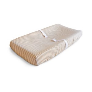 Mushie Extra Soft Muslin Changing Pad Cover - 1 of 4