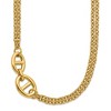 Chisel Stainless Steel Polished Yellow IP-plated Two-Strand 16" Plus a 2" Extension Necklace - 2 of 4
