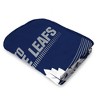 Sweet Home Collection NHL Toronto Maple Leaf's 60" x 80" Raschel Throw Blanket - 4 of 4