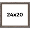 PosterPalooza | Ornate Black Picture Frame - UV Acrylic, Backing Board, Hanging Hardware Included - 2 of 4