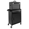 Rolling Tool Chest, 5 Drawers Tool Chest, Tool Box With Wheels, High Capacity Tool Chest Organizer With Key Locking for Garage, Warehouse - 3 of 4