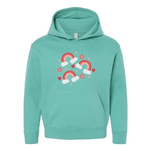 The Juniper Shop Valentine Rainbow Youth Graphic Hoodie - 1 of 3