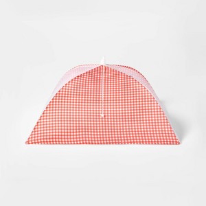 Gingham Print Food Tent Red - Sun Squad