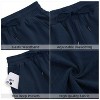 WhizMax Women's Bermuda Shorts with Zipper Pockets Casual Summer Drawstring Jersey Shorts Elastic Waist Comfy Waffle Shorts - 4 of 4