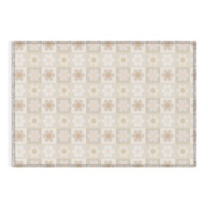 Iveta Abolina Daisy Check Neutral 2’ x 3' Rug - Deny Designs - 1 of 4
