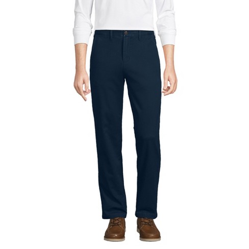 Lands End Men s Comfort Waist Stretch Flannel Lined Knockabout Chino Pants 30x34 Radiant Navy blackwatch Plaid Target