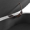 Oval Linen Storage Bench, Rubber Wood Legs, For Entryway Living Room Bedroom End Of Bed 3.6Feet - 4 of 4