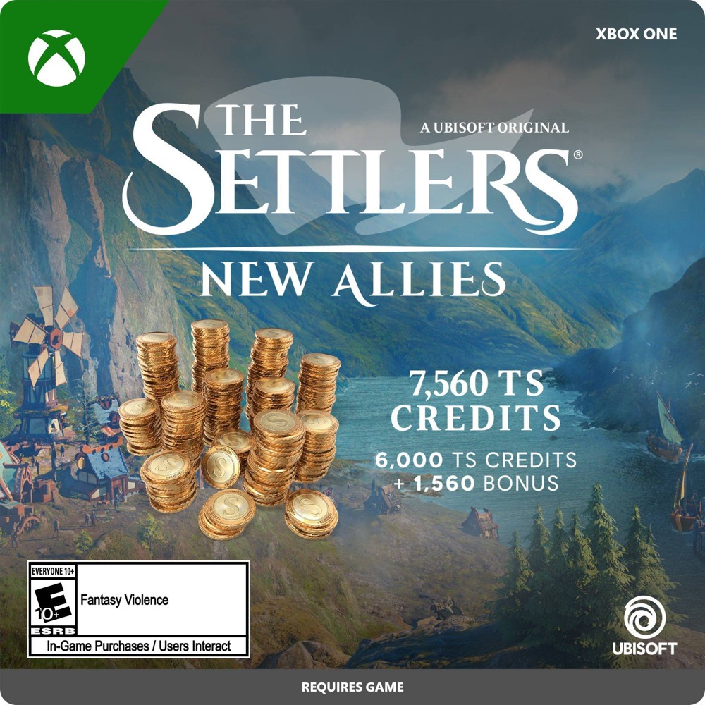 Photos - Console Accessory Microsoft The Settlers: New Allies 7,560 Virtual Currency Credits - Xbox One (Digita 