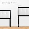 Modway Draper Tufted Twin Fabric and Wood Headboard - 2 of 3