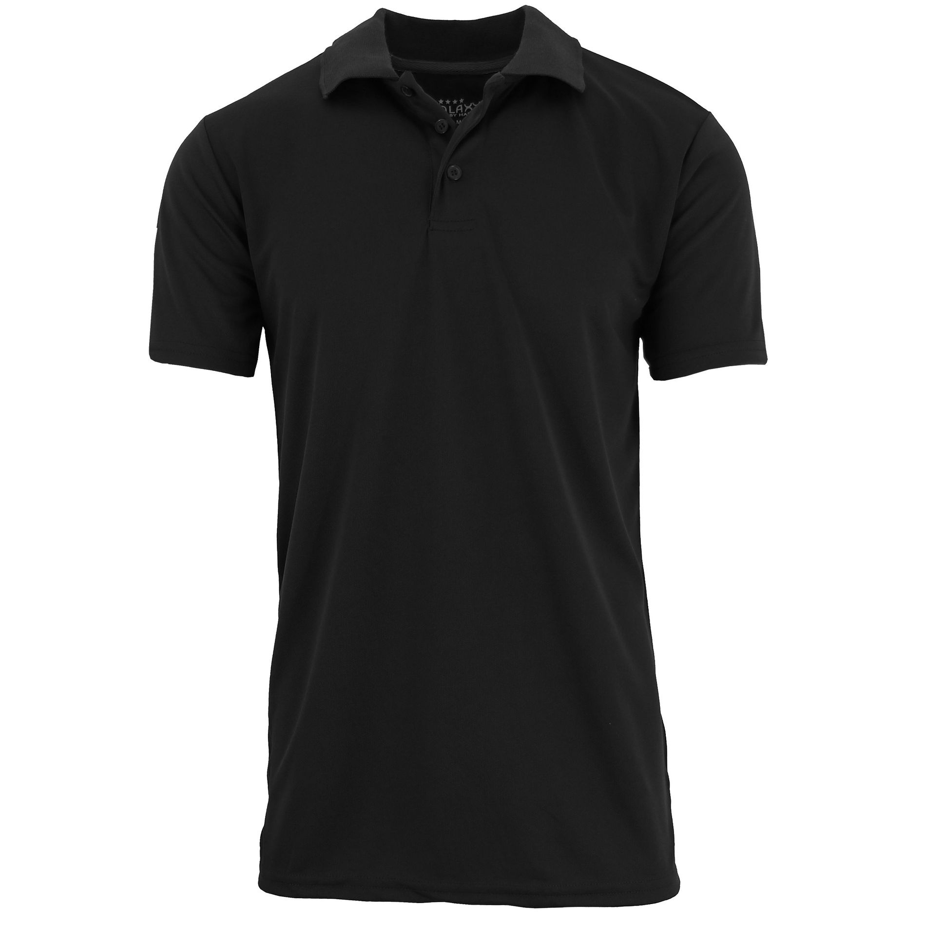 Galaxy By Harvic Men's Tagless Dry-Fit Moisture-Wicking Polo Shirt
