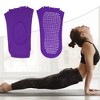 Unique Bargains Women's Non-Slip Yoga Pilates Barre Ballet Five Toe Socks with Grips - 2 of 4