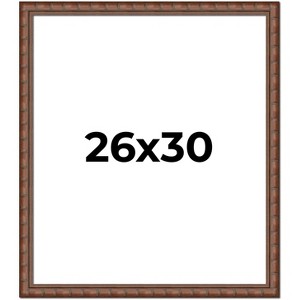 PosterPalooza | 26x30 Modern Bamboo Picture Frame, UV Acrylic, 5 Finishes - 1 of 4