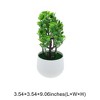 Unique Bargains Tree Artificial 12-Piece Tree Rose Arrangement Plastic 3.54"x3.54"x9.06" 1 Pcs - 3 of 4