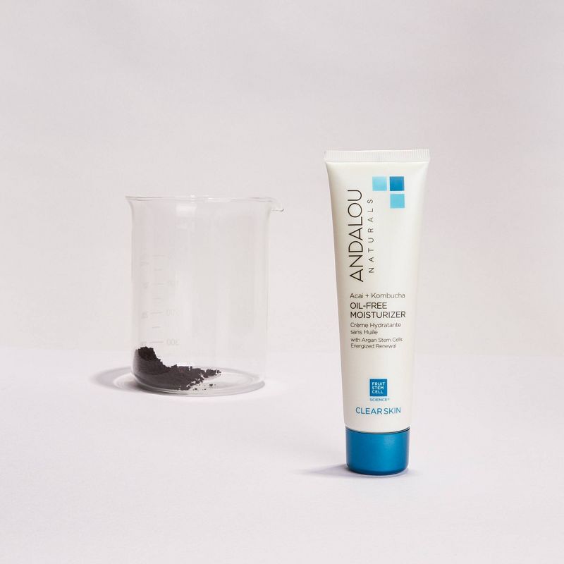 Andalou Naturals Clear Skin Acai + Kombucha Oil-Free Moisturizer - 2.1 fl oz, 5 of 6