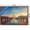 Trends International Wonders of the World - Taj Mahal Framed Wall Poster Prints - 3 of 4
