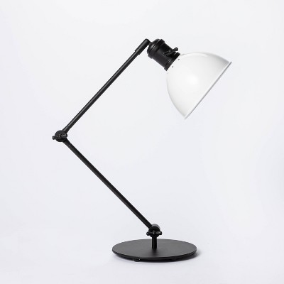 Metal Dome Desk Lamp (Includes LED Light Bulb) Black - Threshold™ designed with Studio McGee