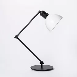 Metal Dome Desk Lamp (Includes LED Light Bulb) Black - Threshold™ designed with Studio McGee