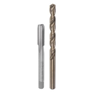 Unique Bargains Cobalt High Speed Steel Straight Flute Twist Drill Bit Tap and Bit Set - 1 of 3