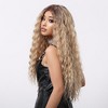 Jessie's Wig Curly Heat Resistant Daily Party Costume 13*3.5 Synthetic Lace Wigs Blonde 28 Inch 1 Pc/Pack - 3 of 4