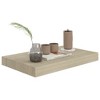 vidaXL Floating Wall Shelf Oak 15.7"x9.1"x1.5" MDF - 3 of 4