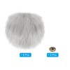 Unique Bargains Fluffy Soft Elastic Faux Fur Pom Poms for Hats DIY Scarves 6 Pcs - 3 of 4