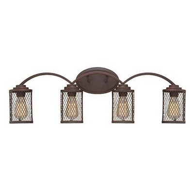 Millennium Lighting Akron 4 - Light Vanity in  Rubbed Bronze