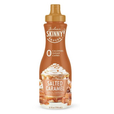 Jordan's Skinny Syrups - Sugar Free Salted Caramel Sauce - 12oz : Target