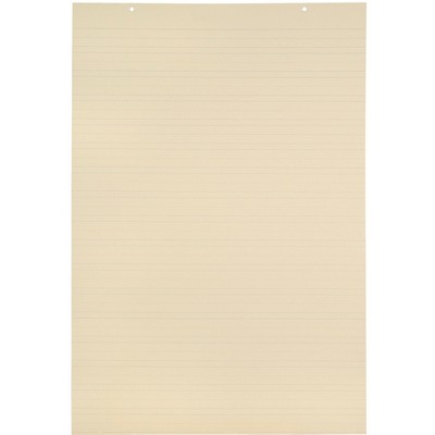 School Smart Manila Tag Ruled Chart Paper, Jumbo, 36 x 24 Inches, 100 Sheets