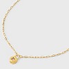 Beloved + Inspired 14K Gold Dipped Cubic Zirconia Lock Pendant Necklace - Gold - image 4 of 4