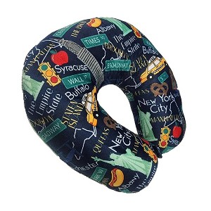 WOLF State Souvenir Printed Fiber Filled Travel Neck Pillow - 1 of 4