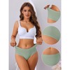 Allegra K Women's Mid-Waisted Invisible Full Coverage Light and Breathable Briefs - 3 of 4