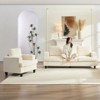 Mjkone 82" Width 2 Piece Living Room Sofa Set, 3 Seat Sofa with Armchair, Modular Sectional Couch Furniture Sets - 4 of 4