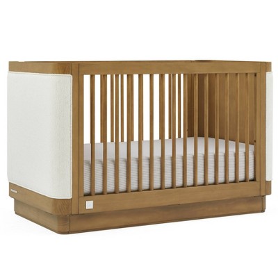 babyGap by Delta Children Callie 4-in-1 Convertible Crib with Upholstered End Panels - Acorn/White