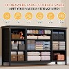 10-Drawer Dresser & TV Stand with Power Outlet, Bedroom Storage with Metal Frame for 55'' TV, Entryway, Closet - 3 of 4