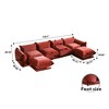 Modular Sectional Sofa,Chenilleyarn Minimalist Sofa Couch,Convertible Sofa Set Wide Seat Living Room Sofa Sets - 3 of 4