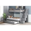 Twin Over Twin/Full Bunk Bed with Twin Size Trundle - 4 of 4