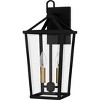 Hull 1-Light Matte Black Outdoor Wall Lantern - 4 of 4