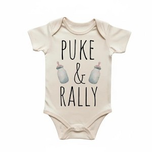 Puke Rally Newborn Baby Onesie® Bodysuit GS1 - 1 of 4