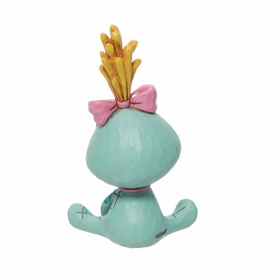 Jim Shore Mini Scrump Figurine in Green and Pink Resin
