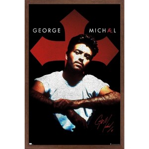 Trends International George Michael - Cross Framed Wall Poster Prints - 1 of 4