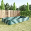 Maggift Raised Garden Bed, for flower planters, vegetables herbs, Green, 91.34"*44.69"*11.81" - image 3 of 4