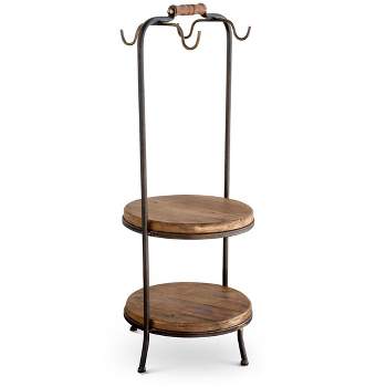  FUOYLOO Easel Display Stand Plate Stand Easel Plate Holder Puer  Tea Cake Stand Book Display Easels for Displaying Pictures Plate Holder  Display Stand Gold Cup Wooden Black Board : Home 