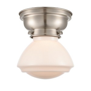 Olean - 1 Light Flush Mount In Industrial Style-6.4 Inches Tall and 6.75 Inches Wide - 1 of 1