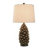 Roanoke Rustic Table Lamp with Heathered Oatmeal Shade - StyleCraft: Woodland-Inspired, UL Listed - 2 of 4