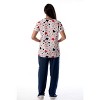 Just Love Nursing Scrubs Set for Women Print Scrubs 1311W-10299-S (White Hearts With Navy Pants, 3X) - 3 of 3