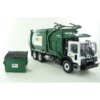 toy garbage truck with bins